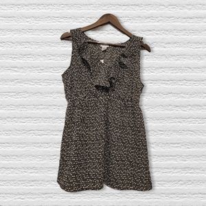 Motherhood Maternity Black and White Sleeveless Blouse